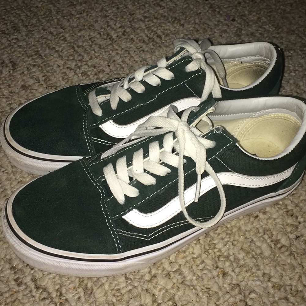 Forest green Old Skool Vans